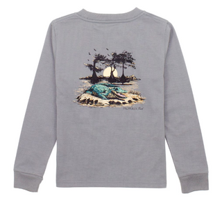 Bayou Gator LS Battleship Grey: