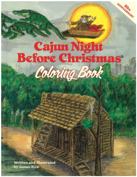 Cajun Night Before Christmas Coloring Book