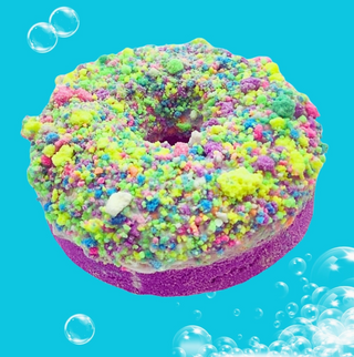 Donut Bath Bomb: Cotton Candy