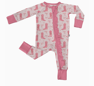 Cowgirl Boots & Bows Zippy PJs