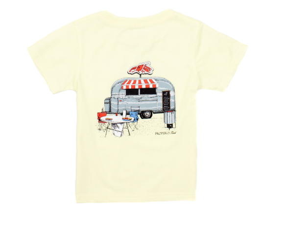 Crawfish To Go Short Sleeve Lt Yellow Tee