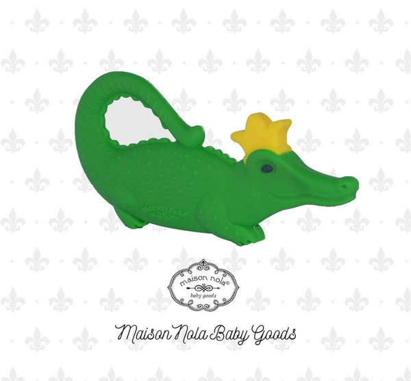 Louisiana-Theme Teether: Alligator