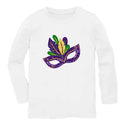 Mardi Gras Mask Long Sleeve Tshirt: