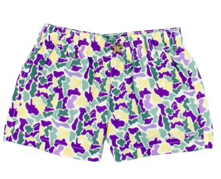 Boys Mallard Short: Mardi Gras Camo -