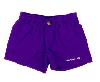 Buy purple Boys Mallard Shorts(Solids):
