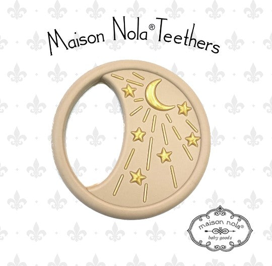 Louisiana-Theme Teether: Moon