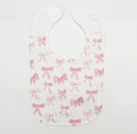 Pink Bows Baby Bib