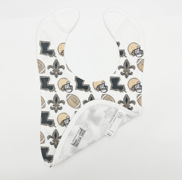 Louisiana Saints Baby Bib