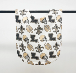 Louisiana Saints Baby Bib