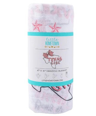 Swaddle Blanket: Texas Girl