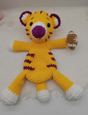 Crocheted Louisiana Geaux Tigers Lovey