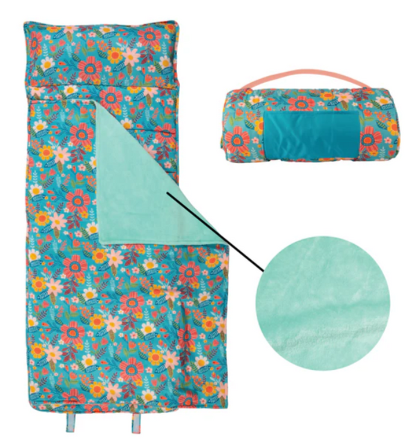 Nap Mat: Turquoise Floral