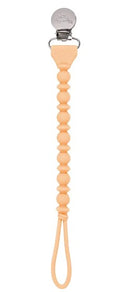 Sweetie Strap BEADED 1-piece Pacifier Clip Apricot