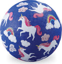 7 inch Playground Ball - Unicorns (Purple)