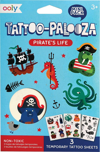 Mini Temporary Tattoos - Pirate's Life