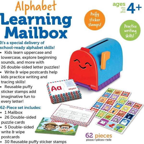 Alphabet Learning Mailbox