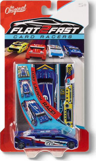 Flat 2 Fast Card Racers (Blue)