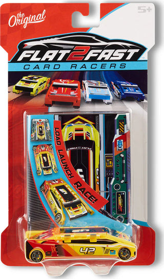 Flat 2 Fast Card Racers (Yellow)