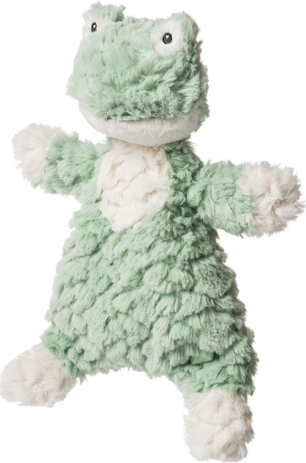 Putty Nursery Mint Frog Lovey - 11"