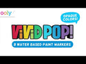 Vivid Pop! Water Based Paint Markers: Metallic