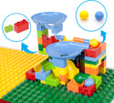 PicassoTiles Large Building Blocks Activity Center Table & Chair Set