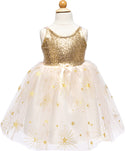 Golden Glam Party Dress - Size 3/4