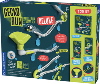 Gecko Run Marble Run Deluxe Starter Set