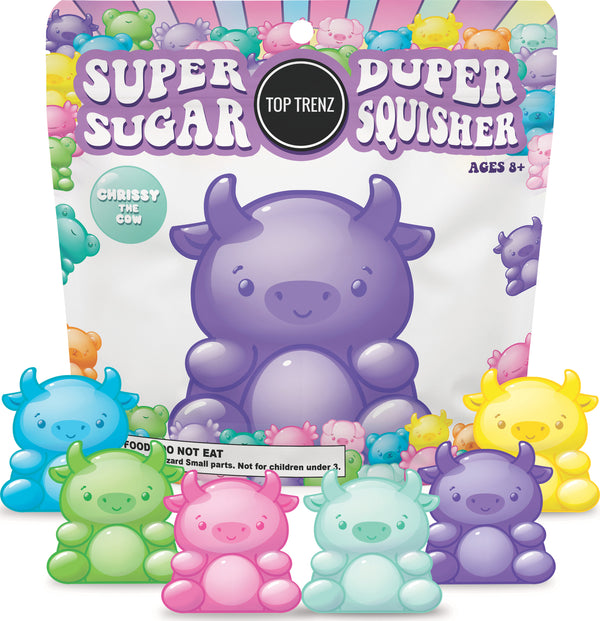 Super Duper Sugar Squisher- Cow (assorted)