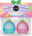 Super Duper Sugar Squisher - Mini Fruits 2 Pack (assorted)