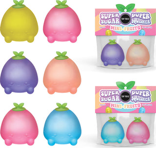 Super Duper Sugar Squisher - Mini Fruits 2 Pack (assorted)