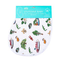 2-in-1 Burp Cloth + Bib: Louisiana