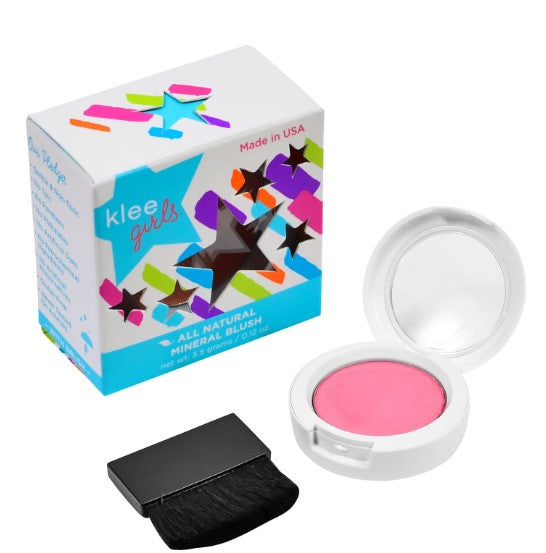 Natural Mineral Pressed Powder Blush: