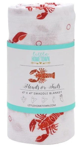 Swaddle Blanket: Heads or Tails