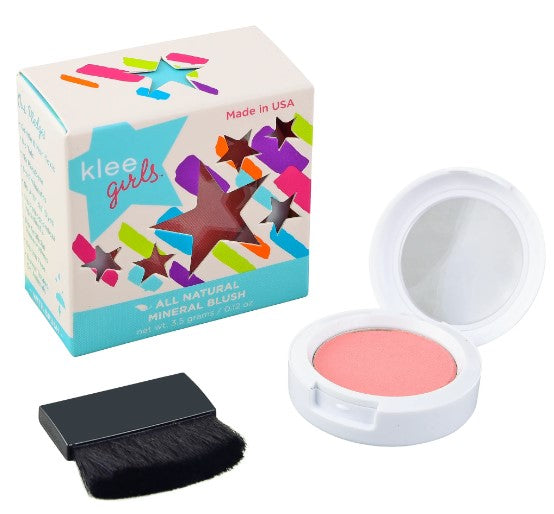 Natural Mineral Pressed Powder Blush: