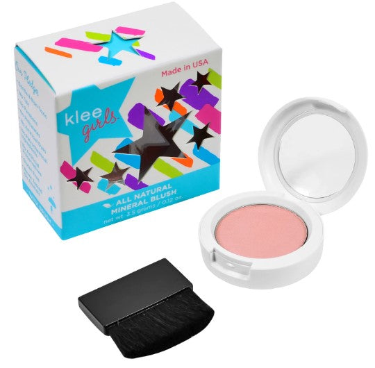 Natural Mineral Pressed Powder Blush: