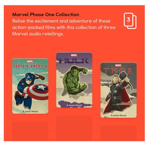 Yoto Marvel Phase One Audio Collection