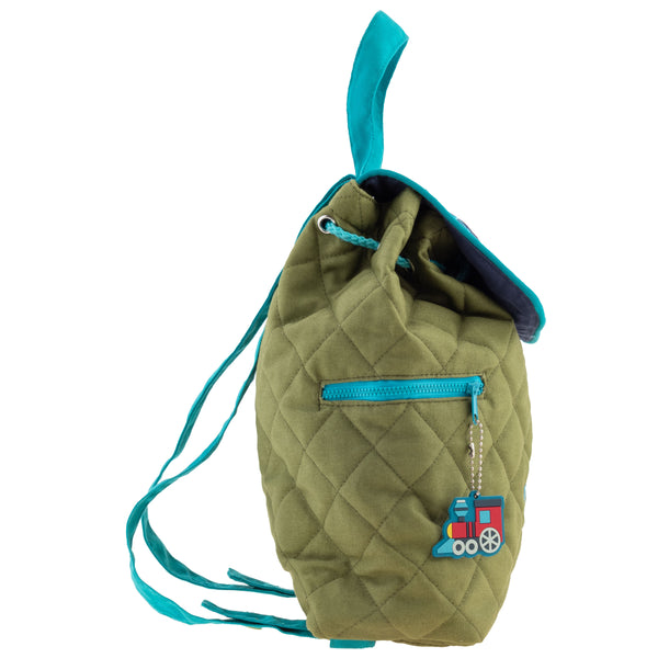Quilted Backpack: Train