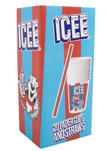 ICEE Paper Cups & Straws