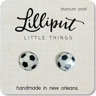 Soccer Ball Earrings