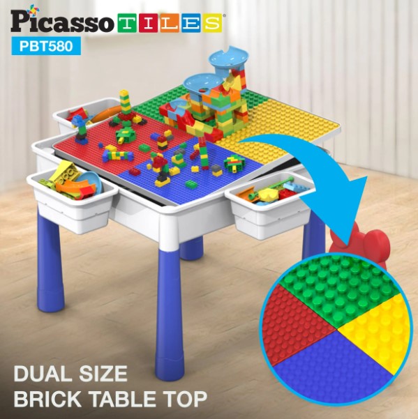 Picasso Tiles Table & Chair (580 pieces)